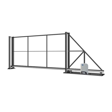 Купить Ворота откатные с автоматикой (без заполнения)