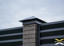 Реальные фотографии забора жалюзи с объекта д. Задомля