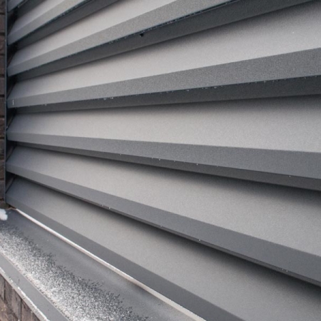 Реальные фотографии забора жалюзи с объекта с.т. Лесное 90