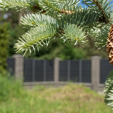 Реальные фотографии забора жалюзи с объекта д. Рахманьки