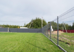 Реальные фотографии евроштакетника с объекта СТ На Птичи