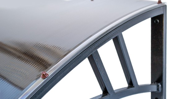 Купить козырьки металлические и навесы в Минске. Монтаж