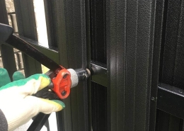 Реальные фотографии евроштакетника с объекта д. Слободка