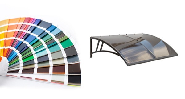 Купить козырьки металлические и навесы в Минске. Монтаж