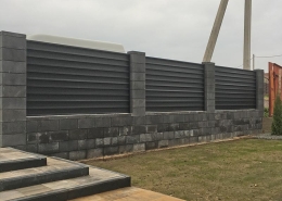 Реальные фотографии забора ранчо с объекта с.т 