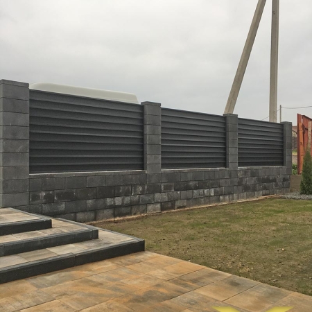 Реальные фотографии забора ранчо с объекта с.т 