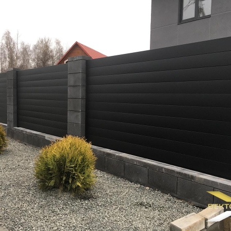 Реальные фотографии забора ранчо с объекта с.т 