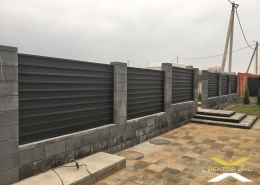 Реальные фотографии забора ранчо с объекта с.т 