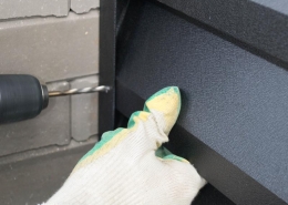 Реальные фотографии забора жалюзи с объекта пос. Ратомка