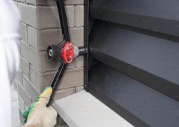 Реальные фотографии забора жалюзи с объекта пос. Ратомка