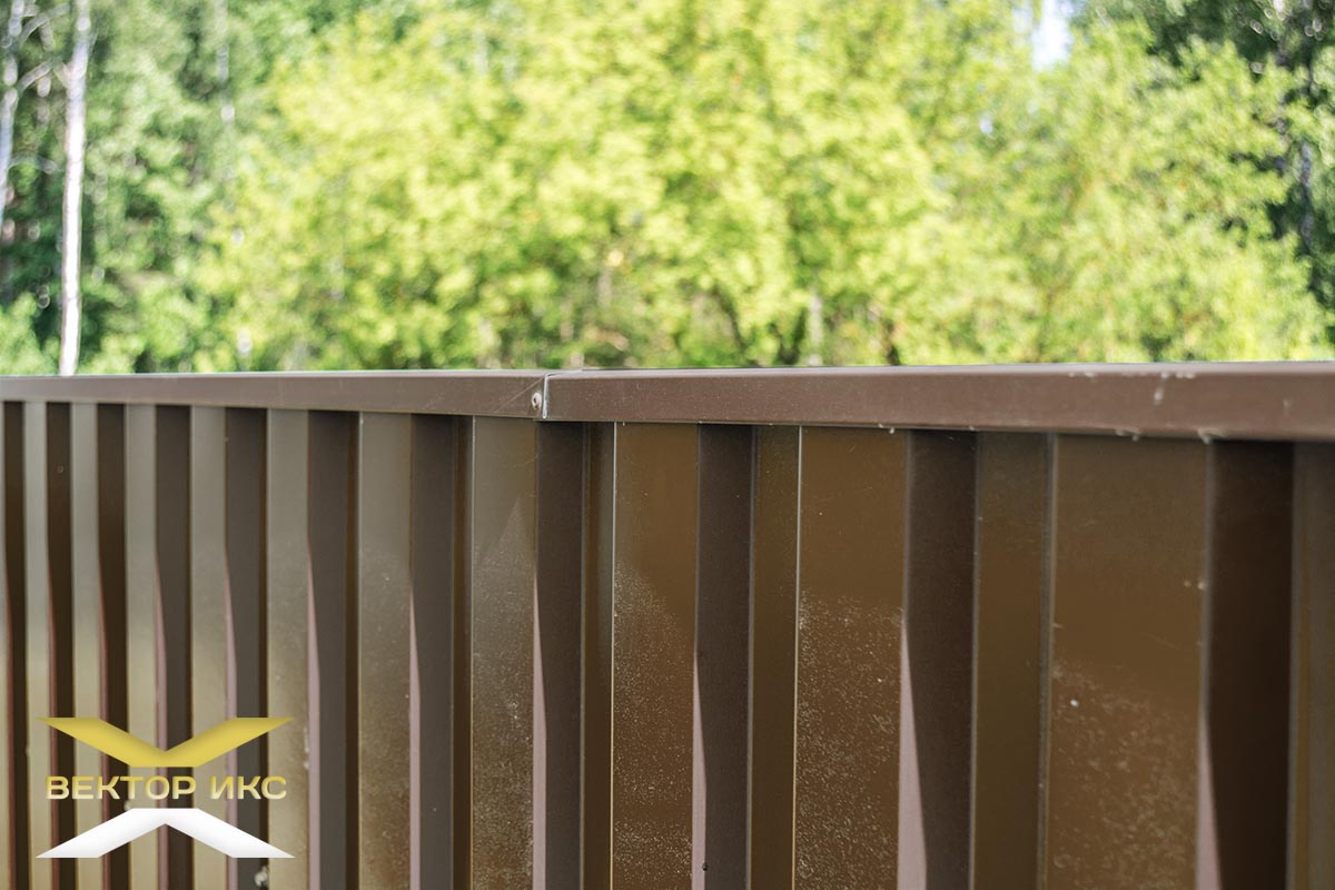 п-планка на профнастил 2 Купить комплектующие для забора из профнастила в Минске