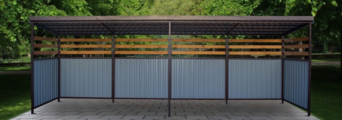 Купить контейнерную площадку для мусора в Минске. Доставка