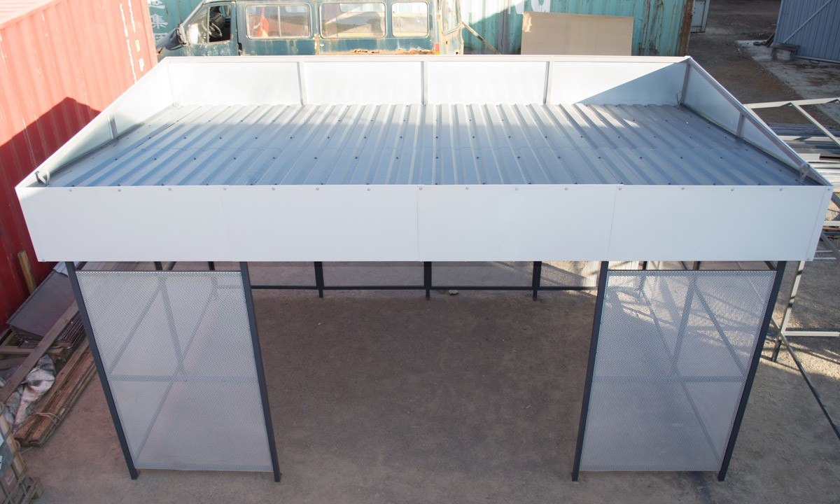 Купить контейнерную площадку для мусора в Минске. Доставка