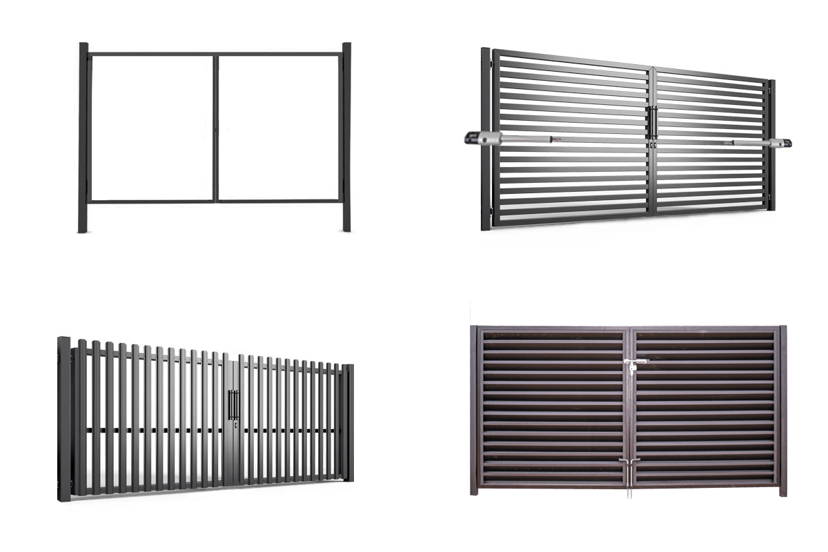 Распашные ворота купить в Минске. Изготовление и монтаж