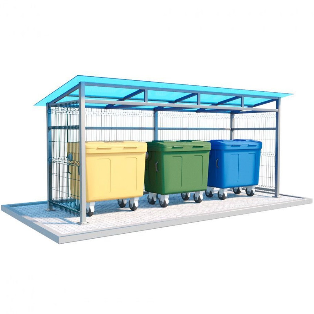 Купить контейнерную площадку для мусора в Минске. Доставка