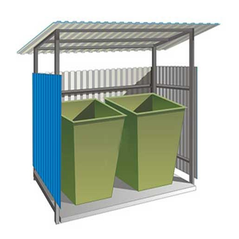 Купить контейнерную площадку для мусора в Минске. Доставка