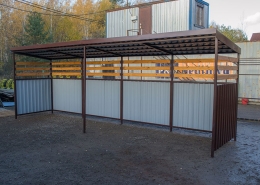 Реальные фотографии нашей контейнерной площадки №2