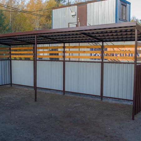 Реальные фотографии нашей контейнерной площадки №2