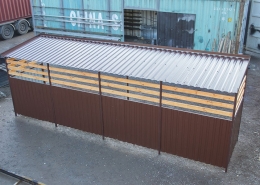 Реальные фотографии нашей контейнерной площадки №2