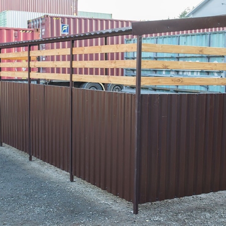 Реальные фотографии нашей контейнерной площадки №2