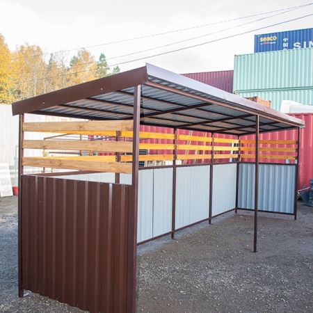 Реальные фотографии нашей контейнерной площадки №2