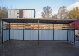 Реальные фотографии нашей контейнерной площадки №2