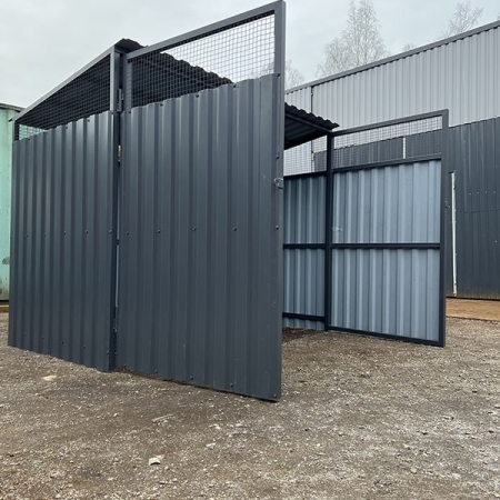 Реальные фотографии нашей контейнерной площадки №1