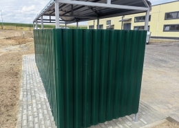 Фотографии нашей контейнерной площадки: индивидуальная