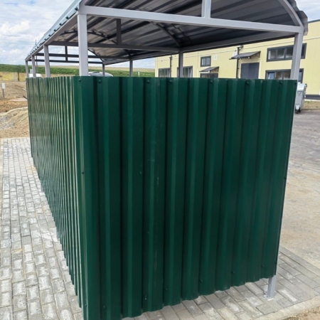 Фотографии нашей контейнерной площадки: индивидуальная