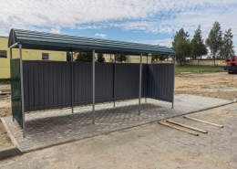 Фотографии нашей контейнерной площадки: индивидуальная