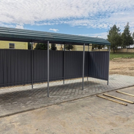 Фотографии нашей контейнерной площадки: индивидуальная