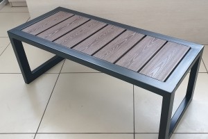 Купить металлические скамейки и лавки из ДПК доски в Минске