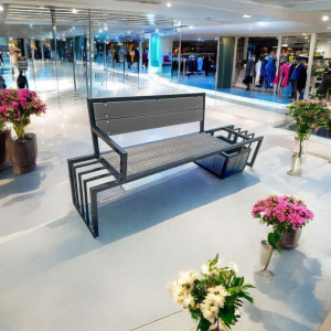 Купить Скамейка "ВИКС" с цветочницей в Минске.