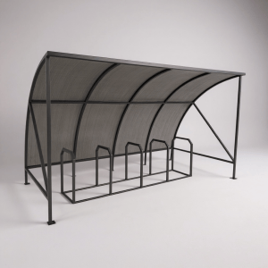 Купить навес для велосипедов с велопарковкой 5 мест ТИП-1