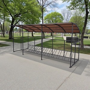 Купить навес для велосипедов ТИП-4 (14 мест) в Минске