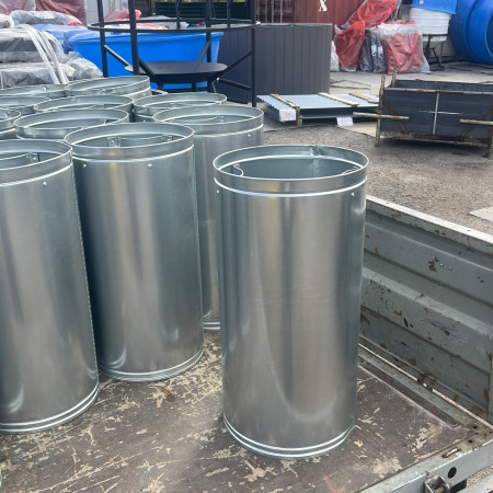 Купить вкладыш в урну оцинкованный круглый в Минске