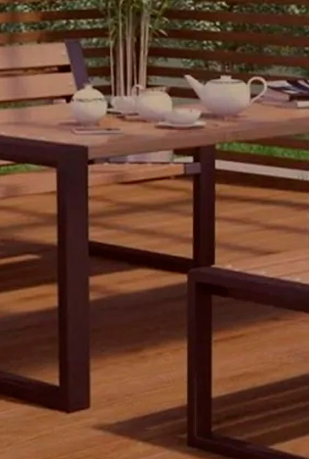 Купить металлическую садовую мебель для дачи в Минске