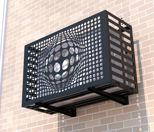 Купить корзину для кондиционера на фасаде в Минске